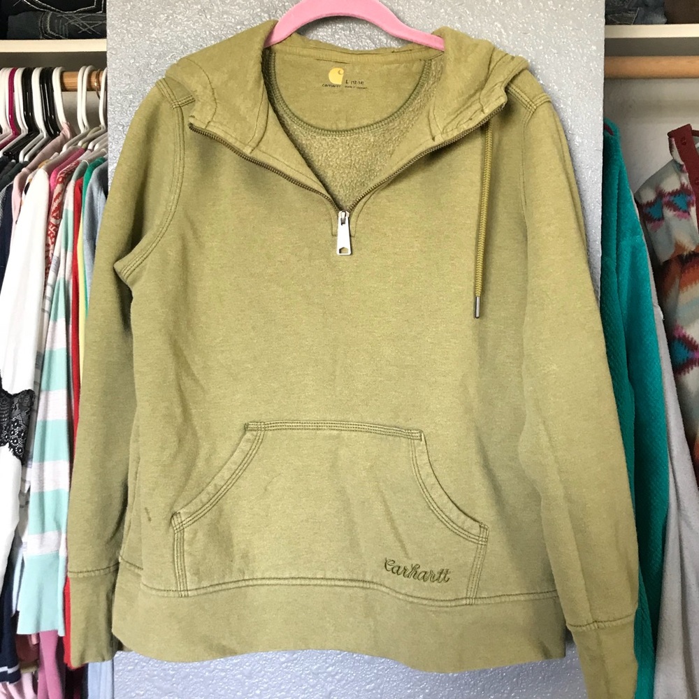 Carhartt 1/4 zip hoodie